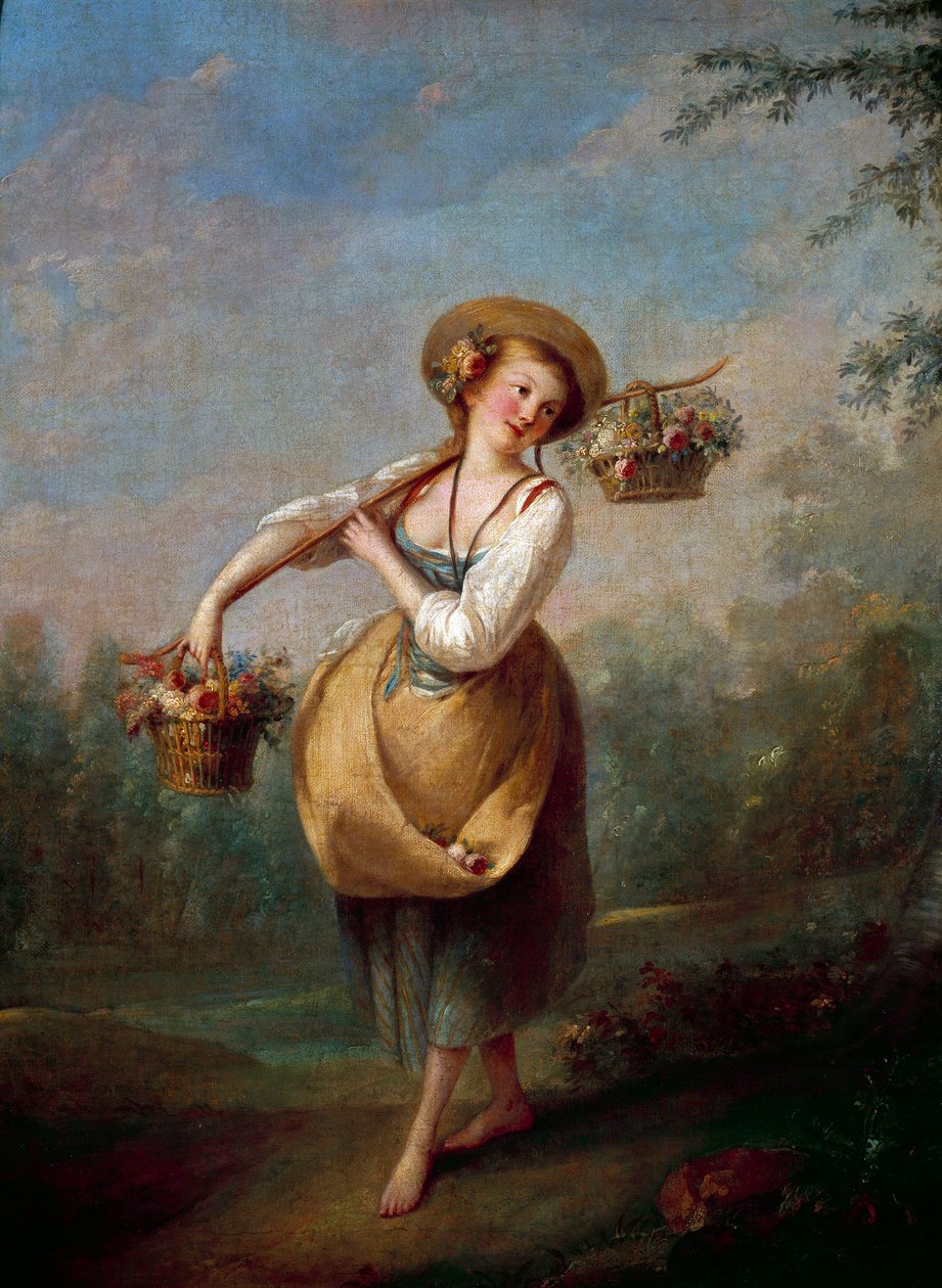Ibex-målningen av Jean Baptiste Huet (1745-1811) 1700-talets Paris, Musee Cognacq Jay av Jean Baptiste Huet