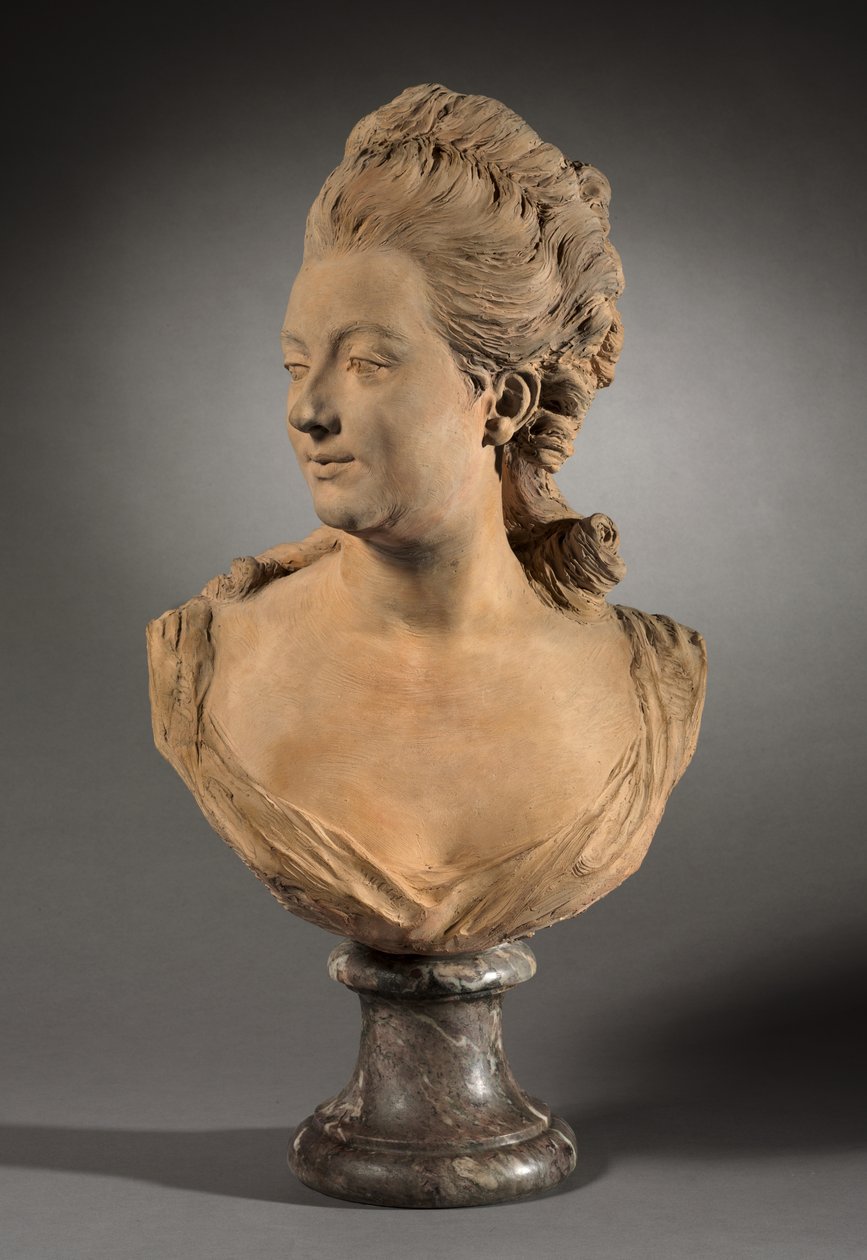 Porträtt av fröken de Vandeul, möjligen 1760 av Jean Baptiste II Lemoyne