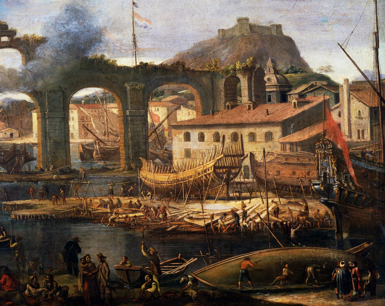 Varven i La Ciotat av Jean Baptiste I de La Rose
