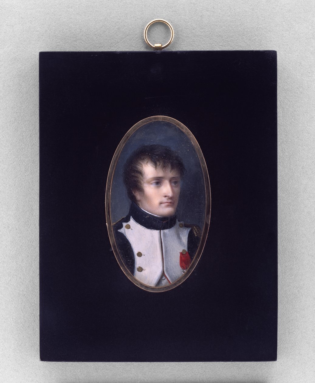 Napoleon Bonaparte, ca 1804 (akvarell på elfenben av Jean Baptiste Isabey