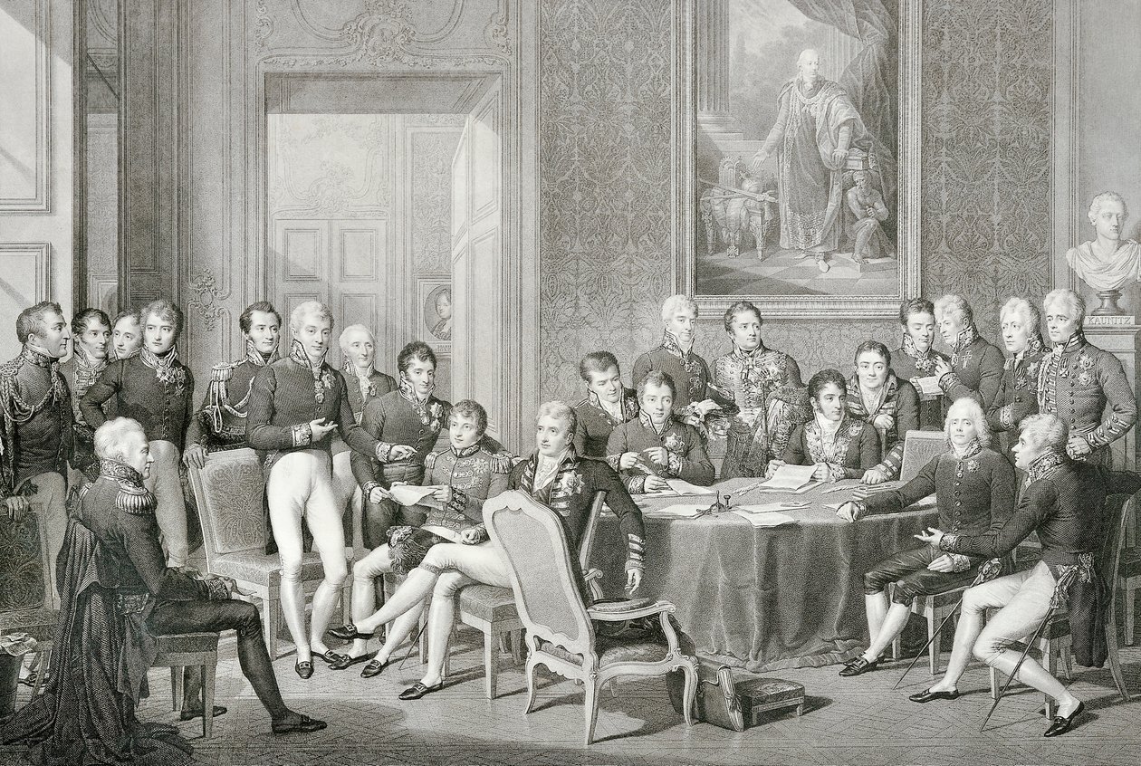 Deltagare vid Wienkongressen 1814-1815 av Jean Baptiste Isabey