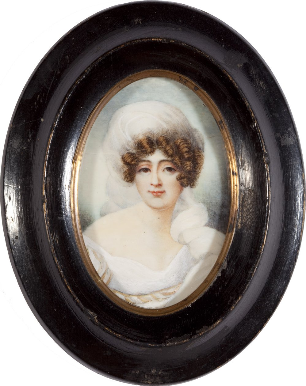 Porträtt av Maria grevinna Walewska 1786-1817 av Jean Baptiste Isabey