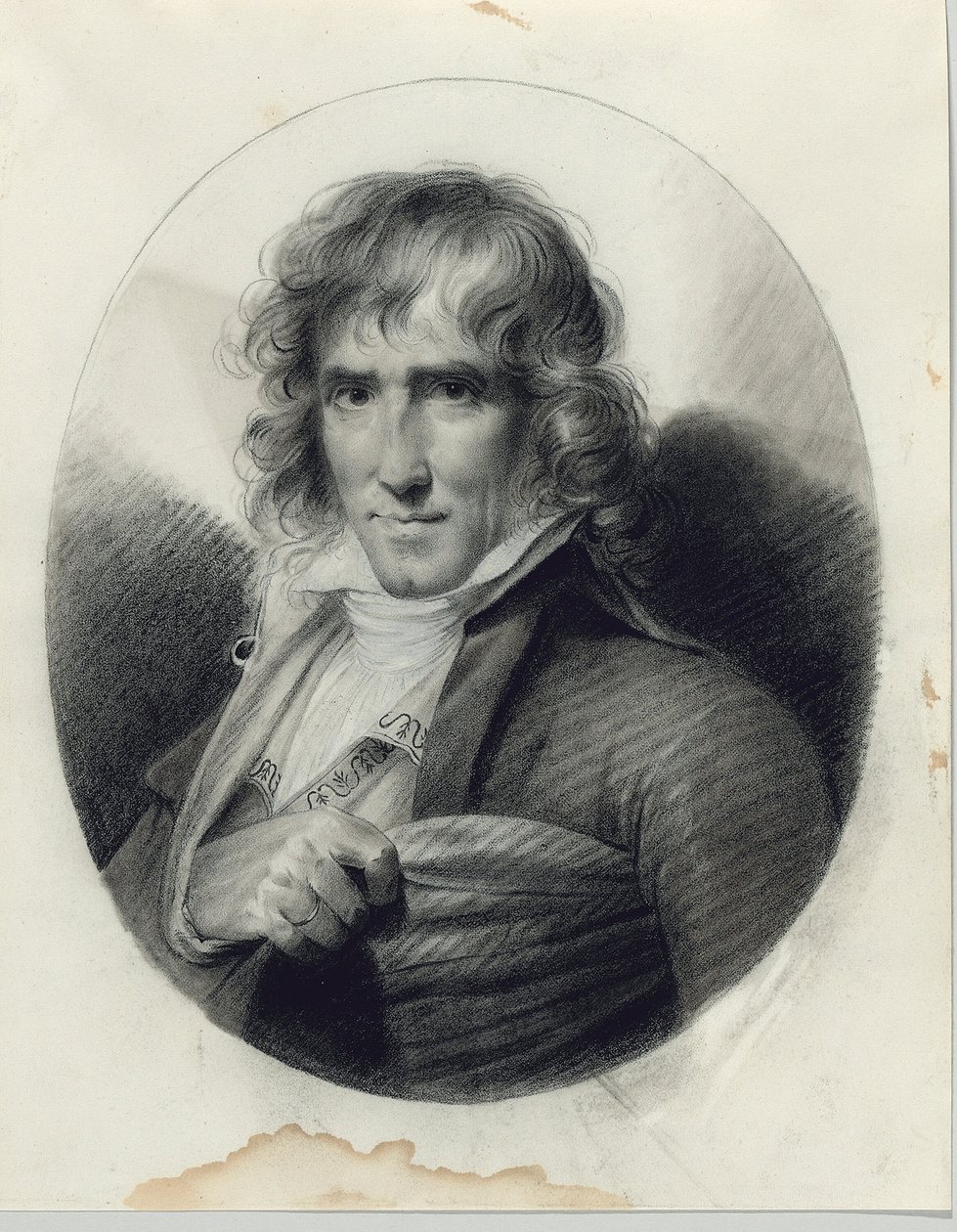 Porträtt av konstnären Joseph Chinard av Jean Baptiste Isabey