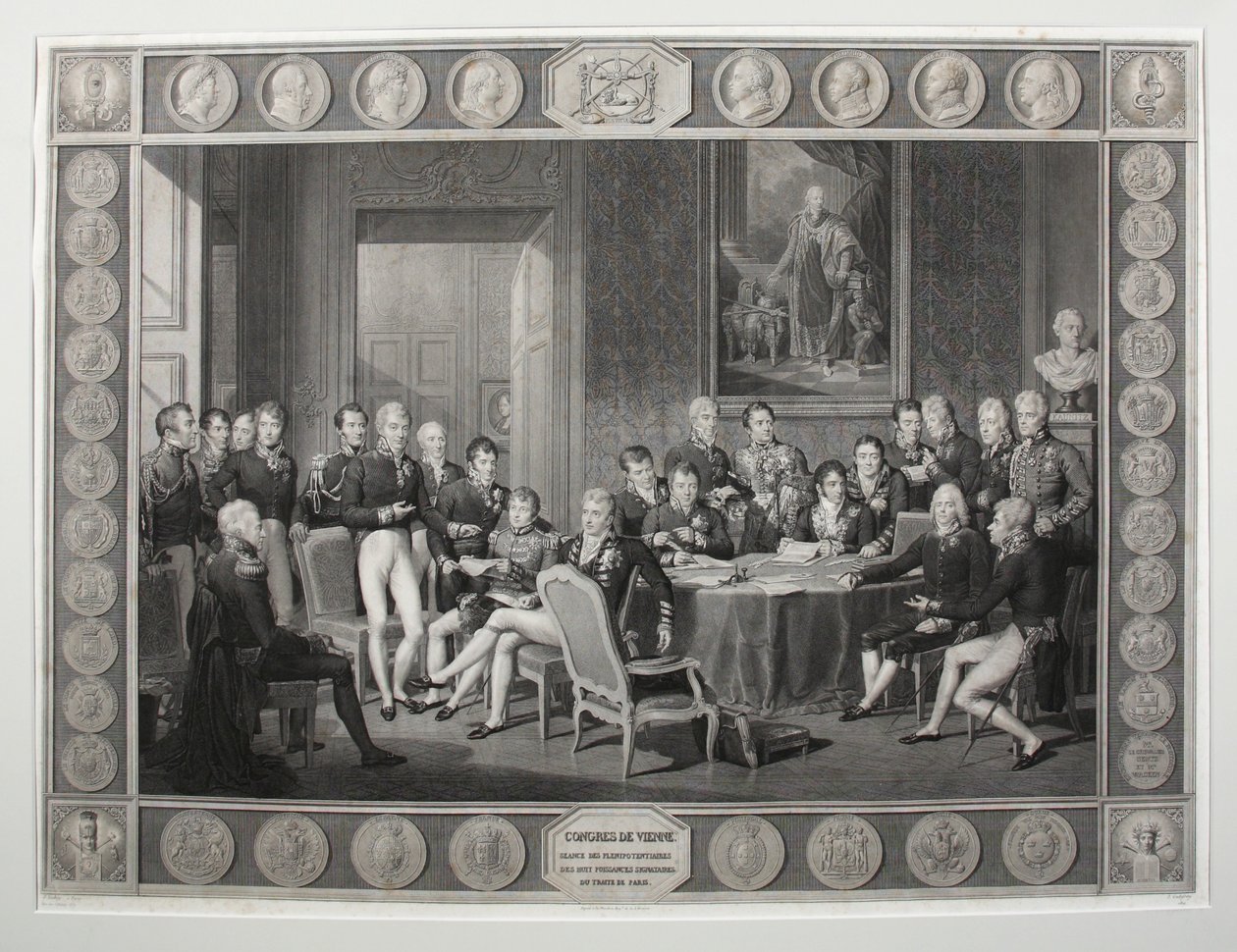 Wienkongressen, 1815 av Jean Baptiste Isabey