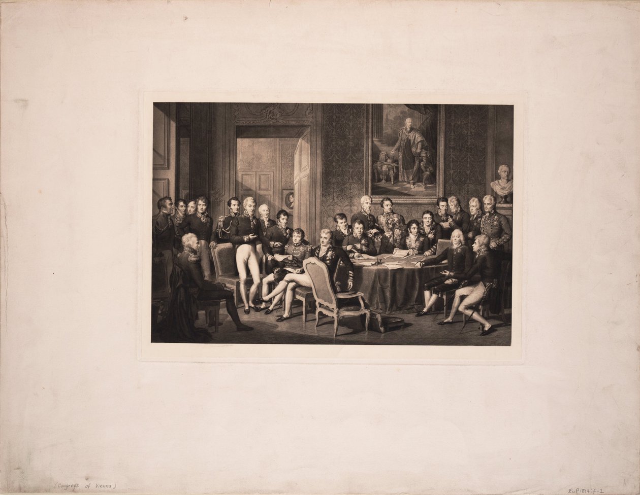 Wienkongressen, ca. 1815 av Jean Baptiste Isabey