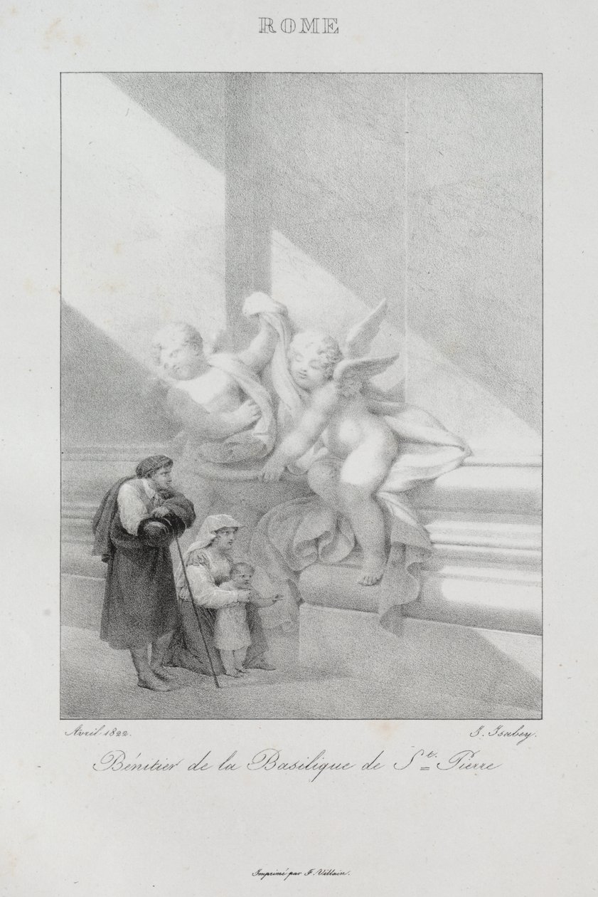 Resa till Italien 1822 av Jean-Baptiste Isabey