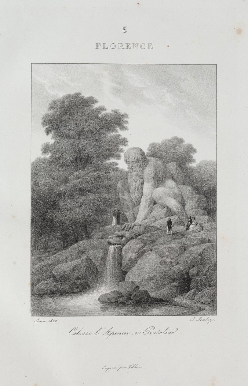 Resa till Italien 1822 av Jean Baptiste Isabey