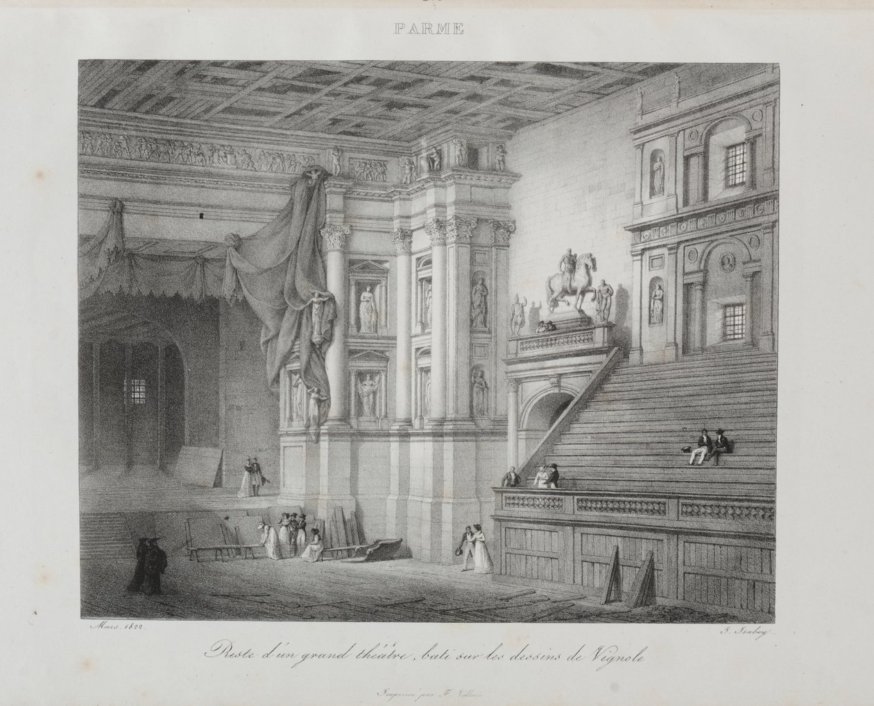 Resa till Italien 1822 av Jean Baptiste Isabey