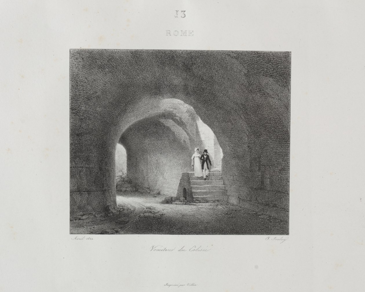 Resa till Italien 1822 av Jean Baptiste Isabey