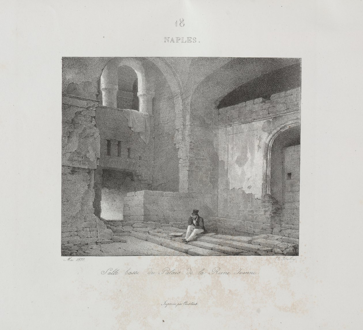 Resa till Italien 1822 av Jean Baptiste Isabey