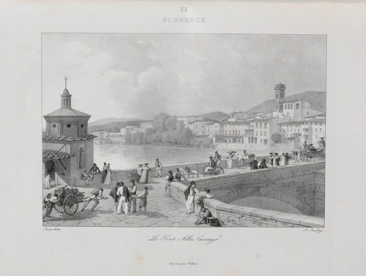 Resa till Italien 1822 av Jean-Baptiste Isabey