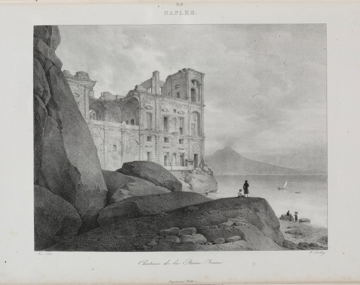 Resa till Italien 1822 av Jean-Baptiste Isabey
