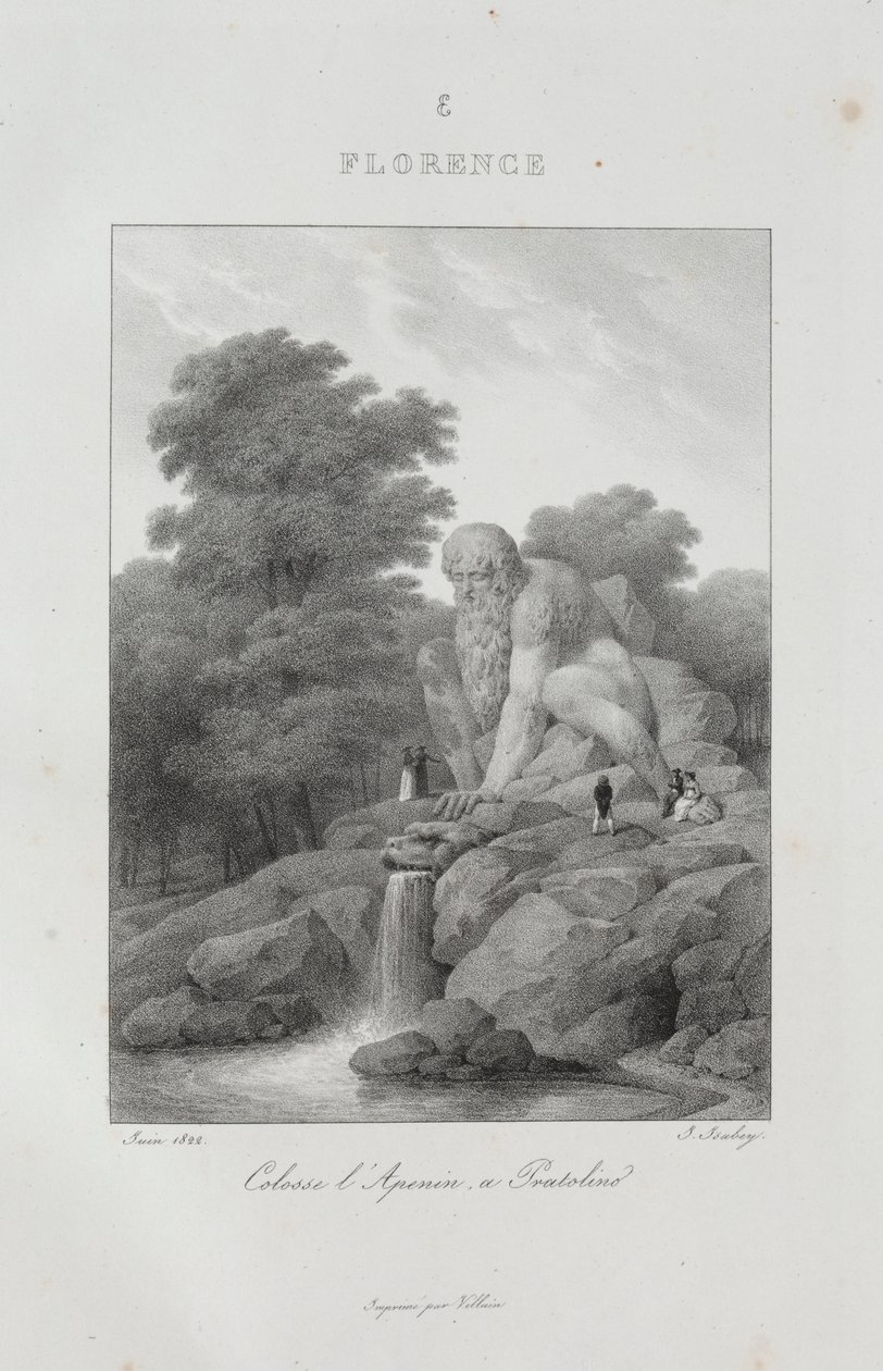 Resa till Italien 1822, 1833. av Jean Baptiste Isabey