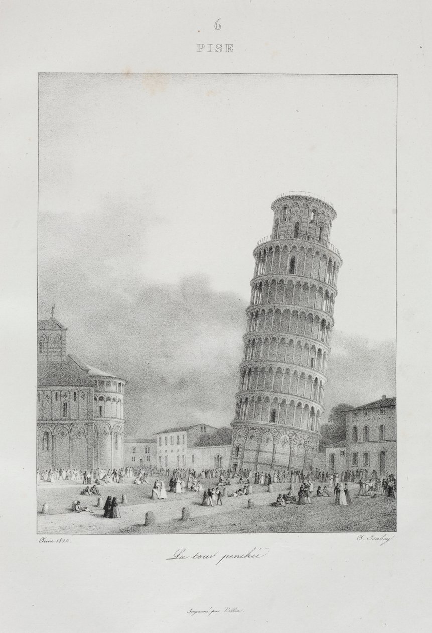 Resa till Italien 1822, 1833. av Jean Baptiste Isabey