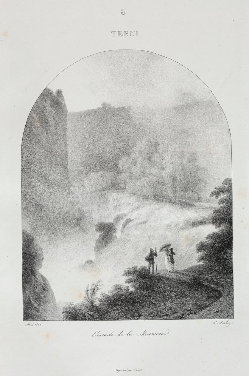 Resa till Italien 1822, 1833. av Jean Baptiste Isabey