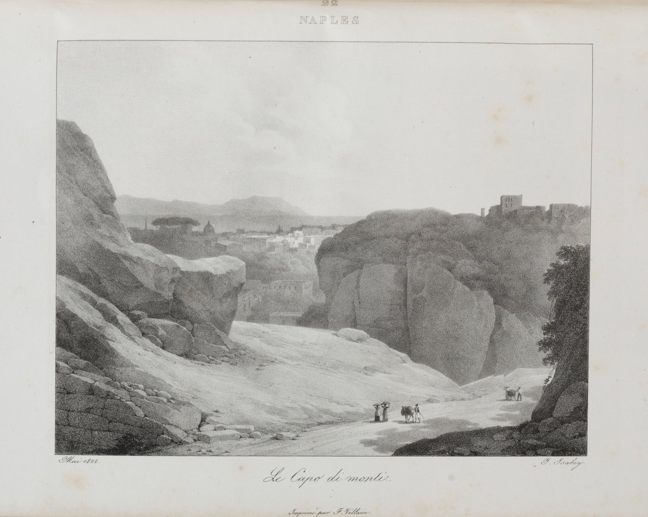 Resa till Italien 1822, 1833. av Jean Baptiste Isabey