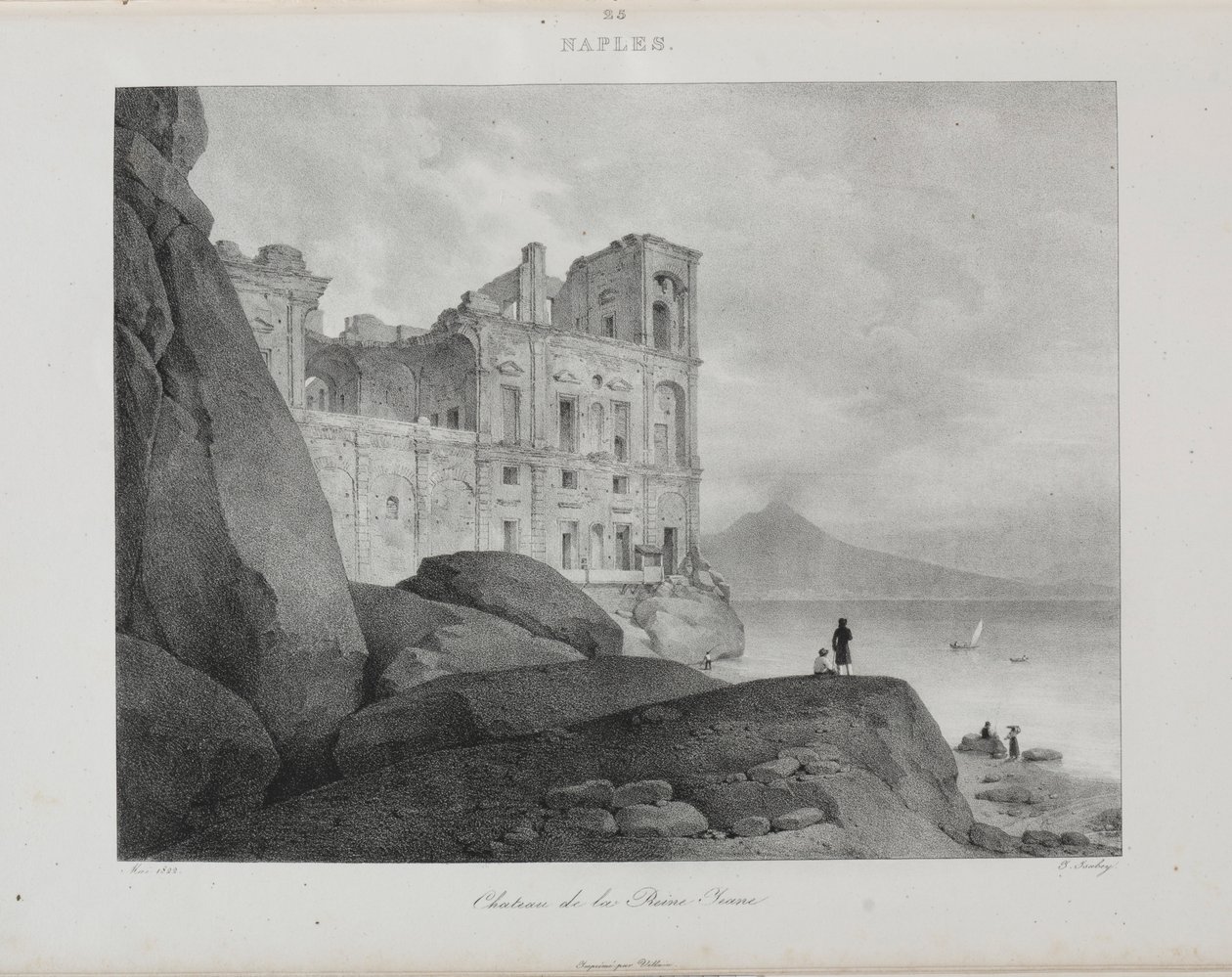 Resa till Italien 1822, 1833. av Jean Baptiste Isabey