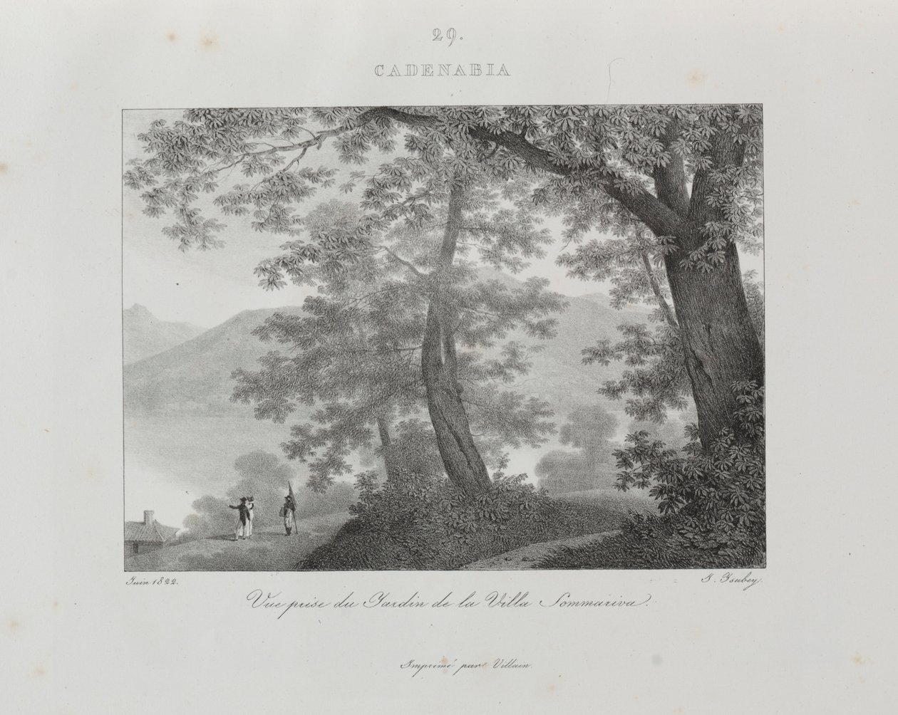 Resa till Italien 1822, 1833. av Jean Baptiste Isabey