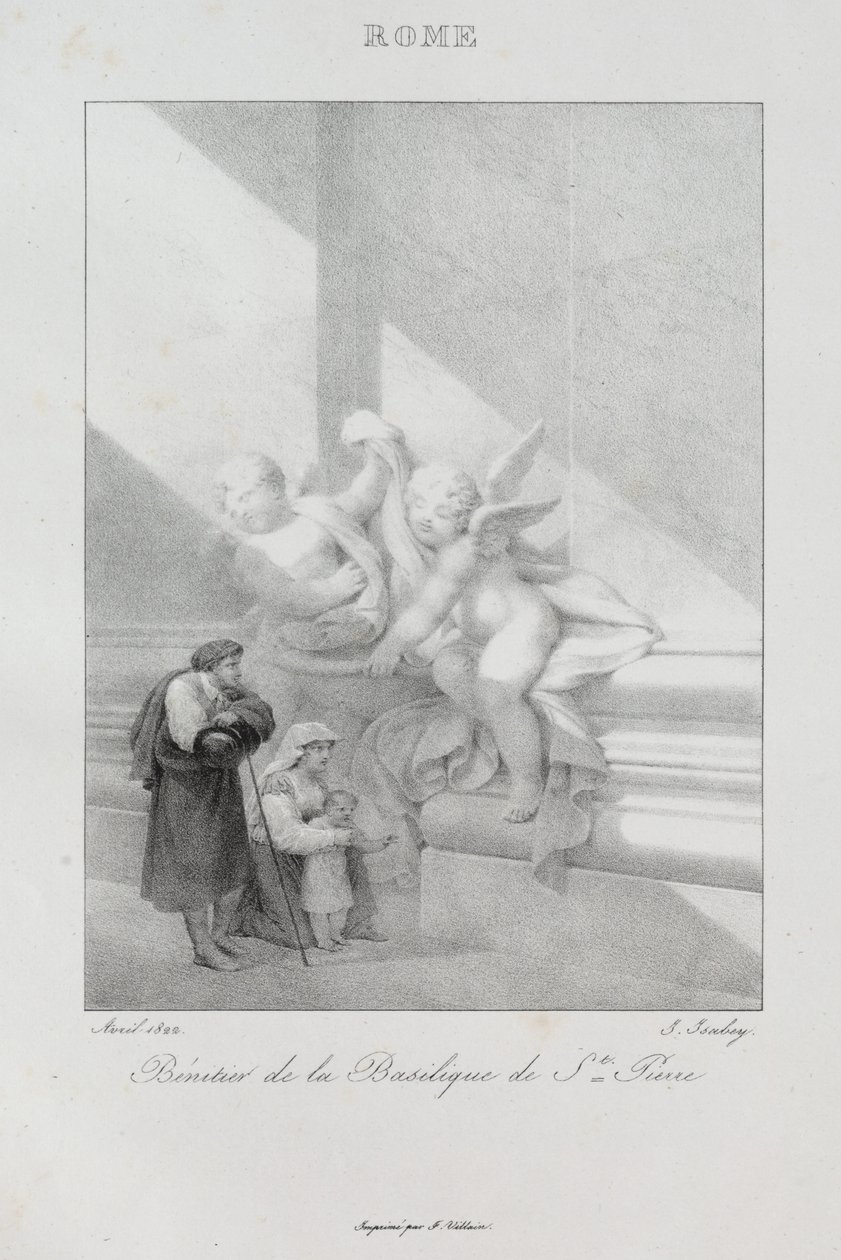 Resa till Italien 1822, 1833. av Jean Baptiste Isabey