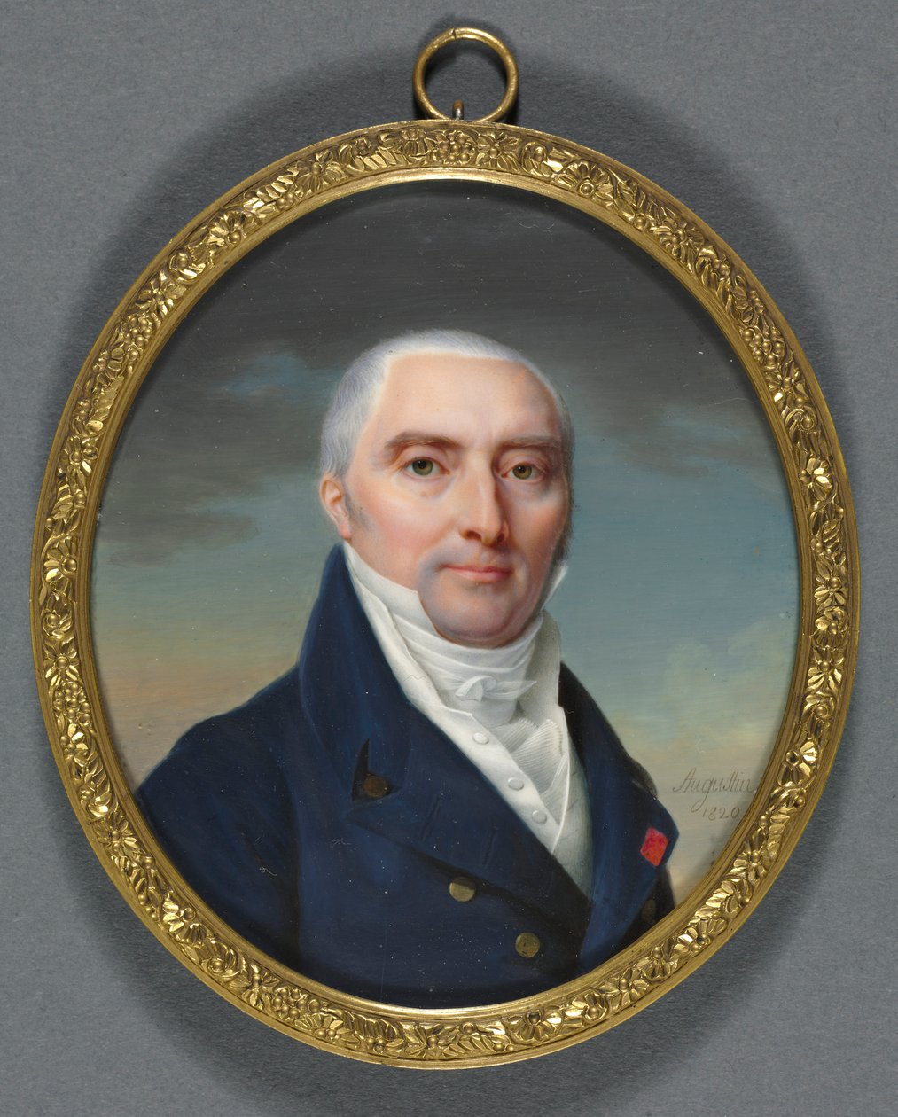 Porträtt av Antoine Roy, 1820. av Jean Baptiste Jacques Augustin