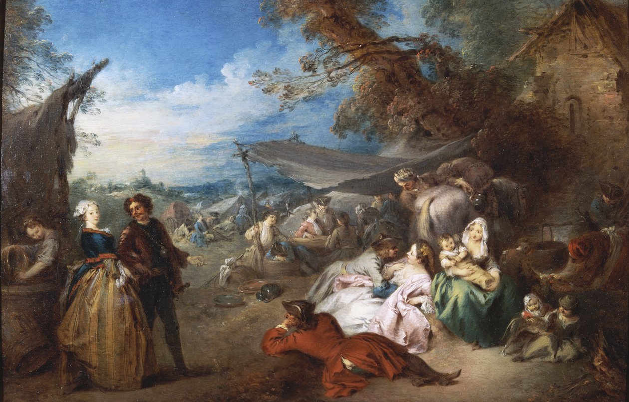 Truppernas stopp, kallad fred av Jean Baptiste Joseph Pater