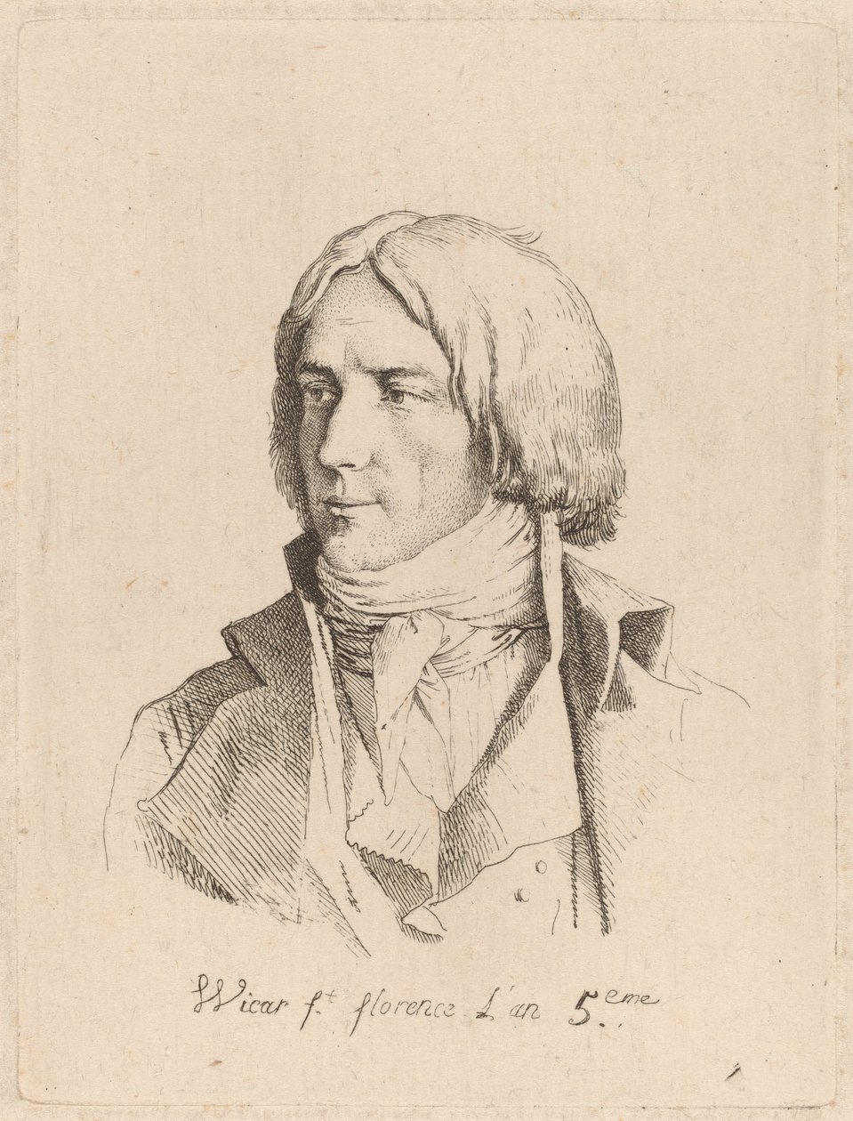 Självporträtt av Jean Baptiste Joseph Wicar