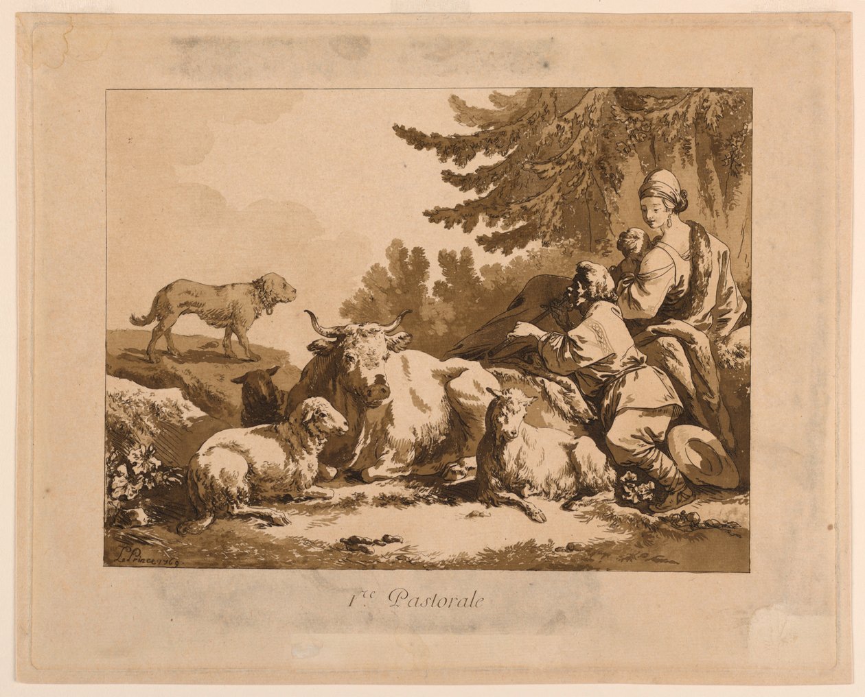 Första pastoralen av Jean Baptiste Le Prince