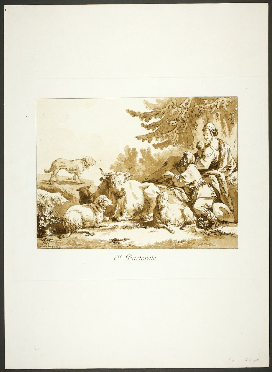 Första pastoralen av Jean Baptiste Le Prince