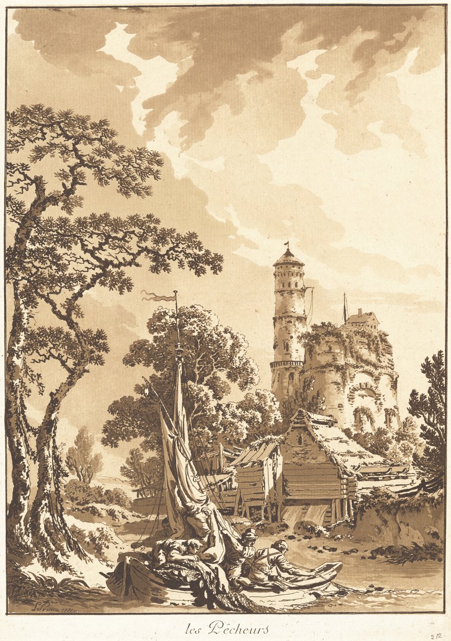 Fiskarna av Jean Baptiste Le Prince