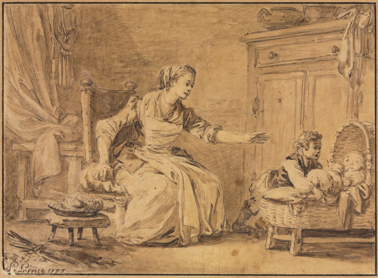 Moderlig omsorg av Jean Baptiste Le Prince