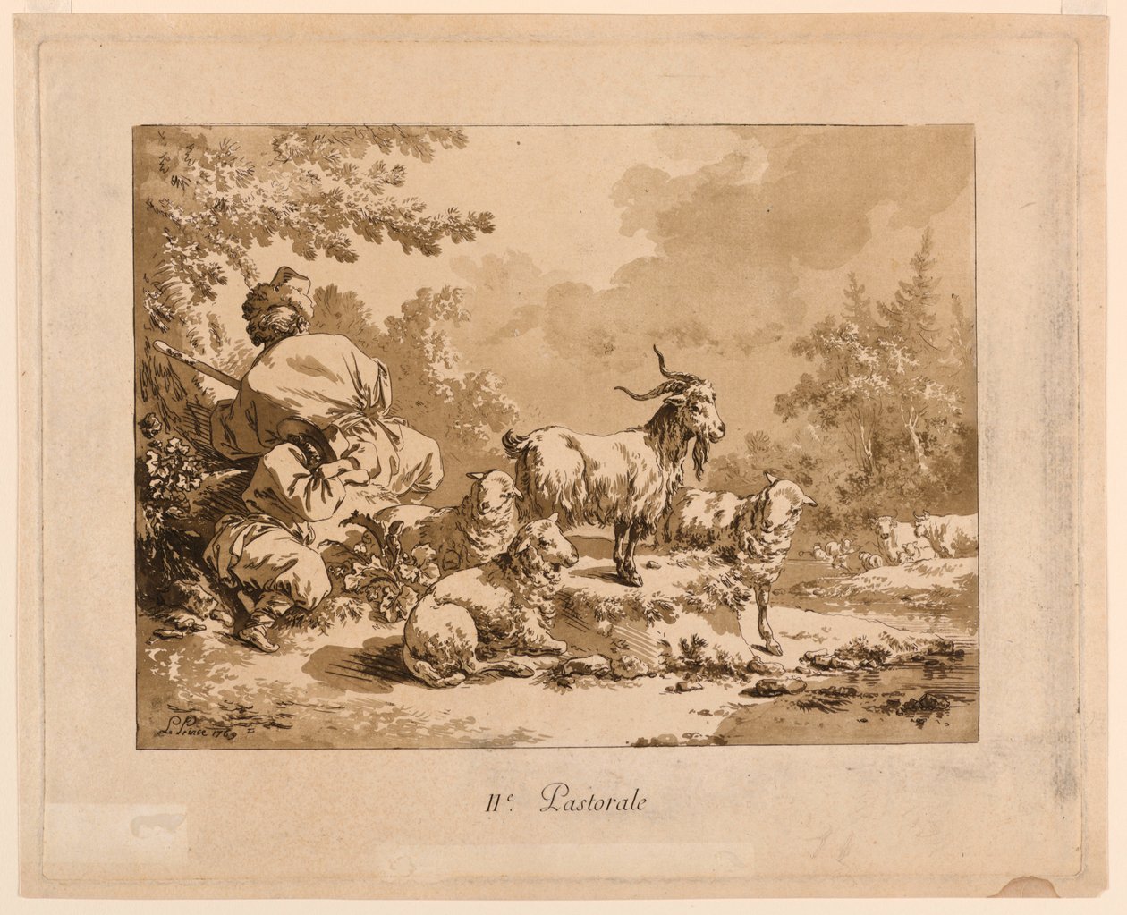 Andra pastoralen av Jean Baptiste Le Prince