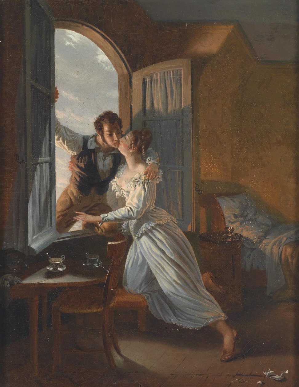 Hemligt möte av Jean Baptiste Lecoeur