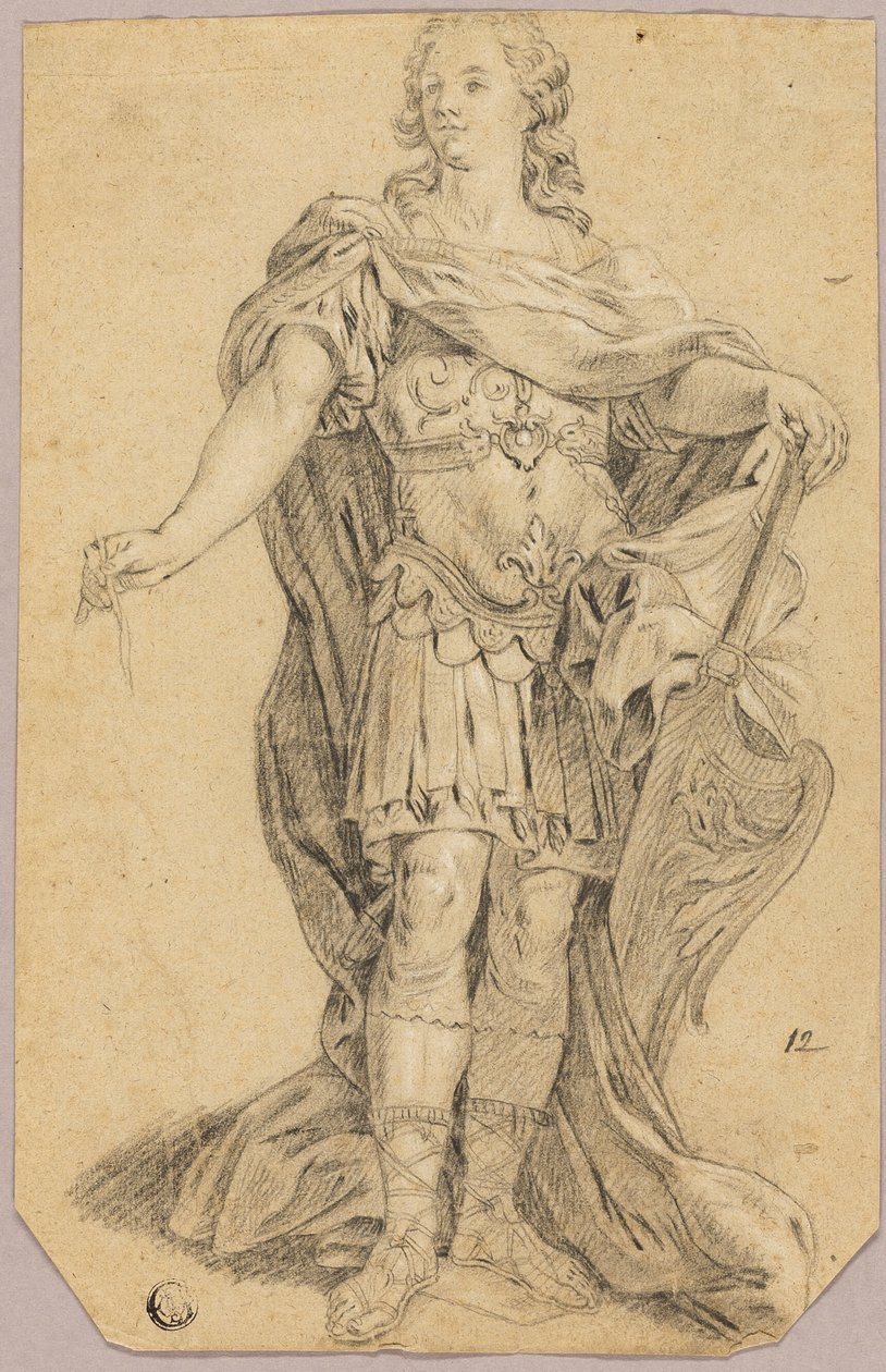 Staty av Ludvig XIV av Jean Baptiste Lemoyne II