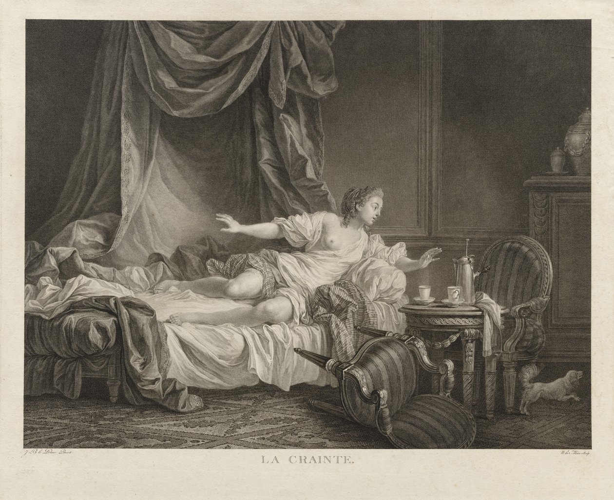 Rädsla av Jean Baptiste Leprince