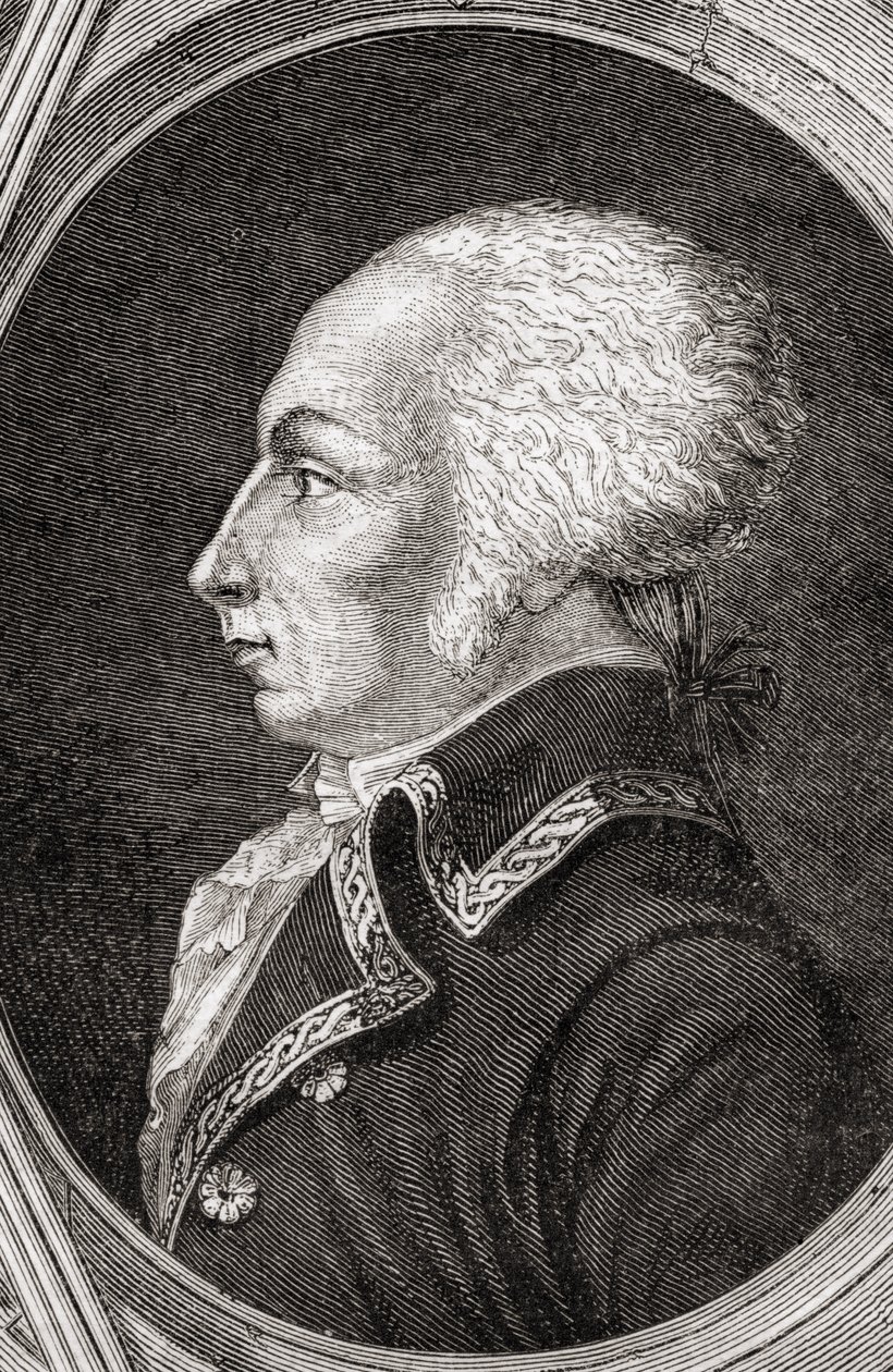 Francois Christophe Kellermann, graverad av Pannemaker-Ligny, från 