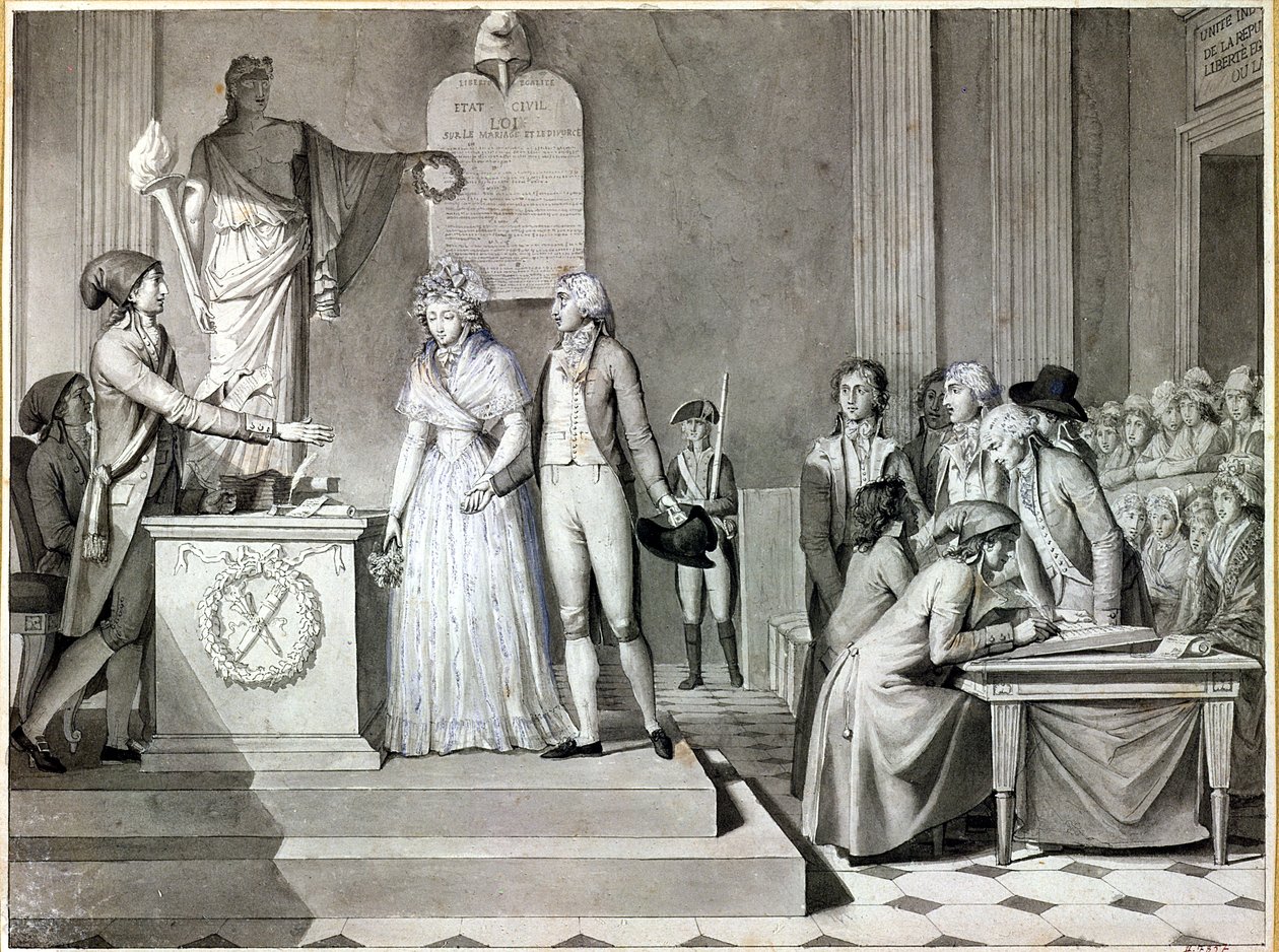 Det republikanska äktenskapet av Jean Baptiste Mallet