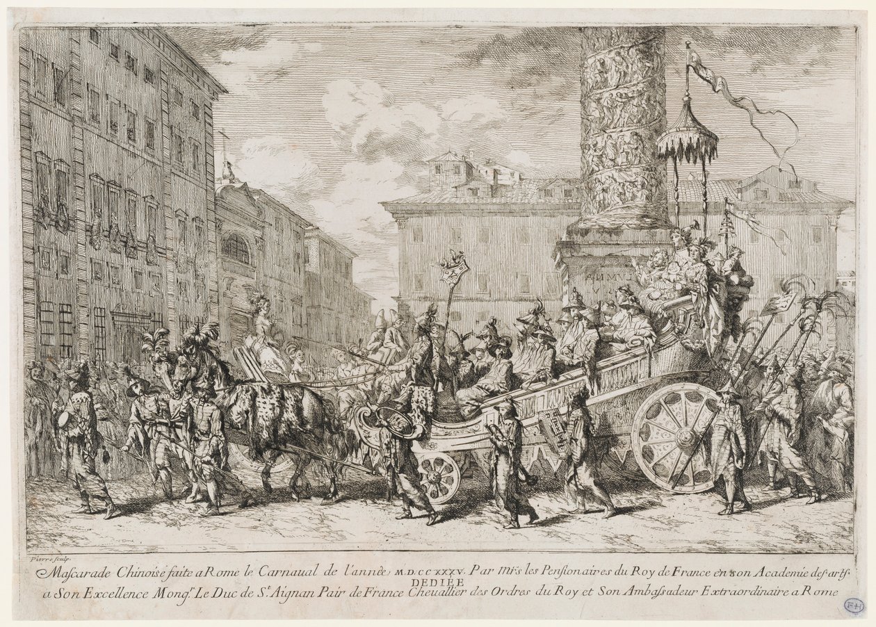 Den kinesiska maskeraden av Jean Baptiste Marie Pierre