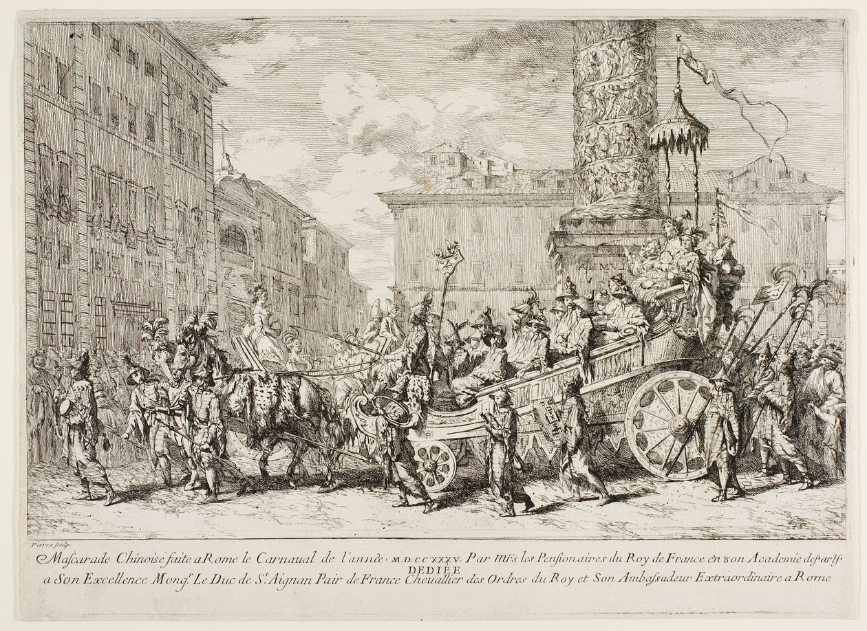 Den kinesiska mascaraden av Jean Baptiste Marie Pierre