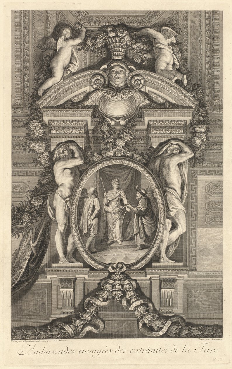 Ambassader skickade från världens yttersta delar [pl. 15] av Jean Baptiste Masse