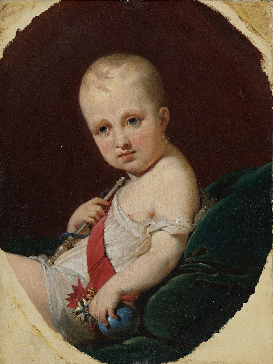 Napoléon François Bonaparte, hertig av Reichstadt, kung av Rom 1811-1832, ca 1812 av Jean Baptiste Mauzaisse