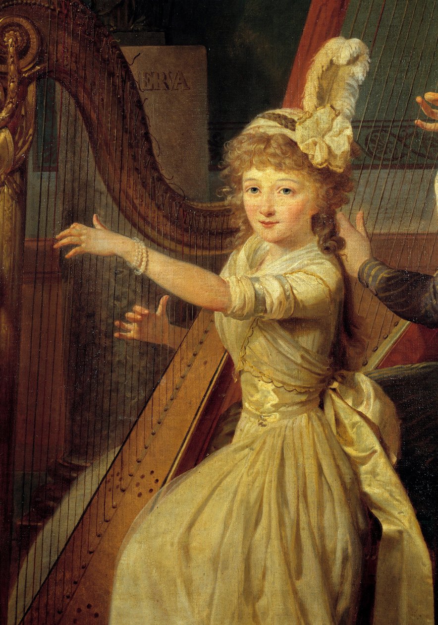 Stephanie Felicite Ducrest de Saint-Aubin, grevinna av Genlis av Jean Baptiste Mauzaisse