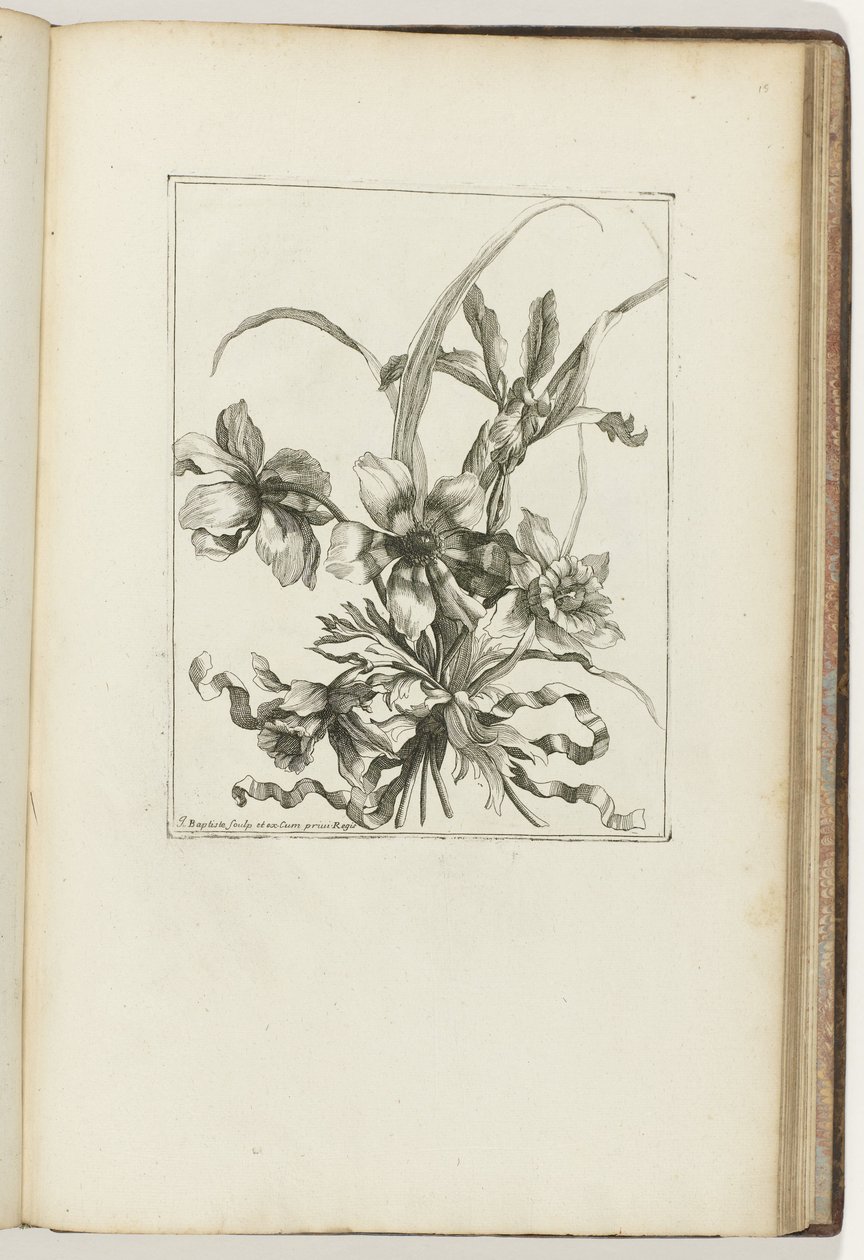 Knuten bukett Les Petits Bouquets (serietitel) av Jean Baptiste Monnoyer