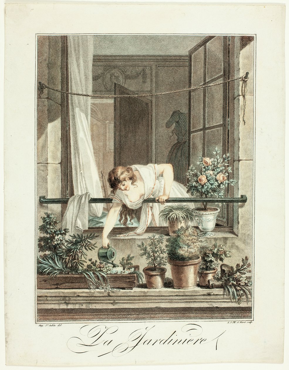 La Jardinière av Jean Baptiste Moret