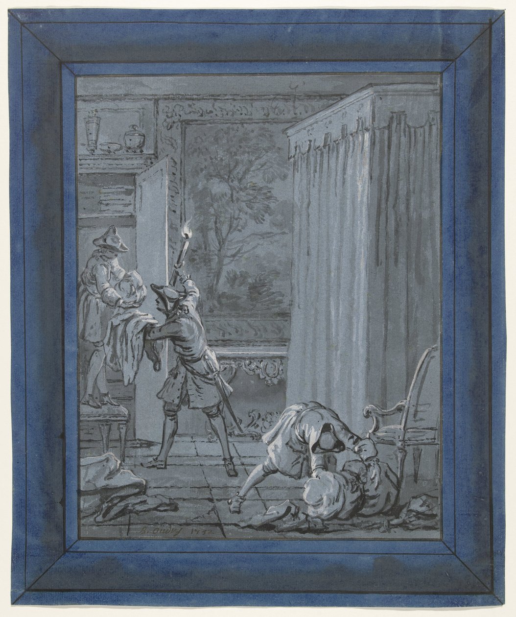 Maken, hustrun och tjuven / Le Mari, la Femme et le Voleur Illustrationer till fabler av Jean de La Fontaine (serietitel) av Jean Baptiste Oudry