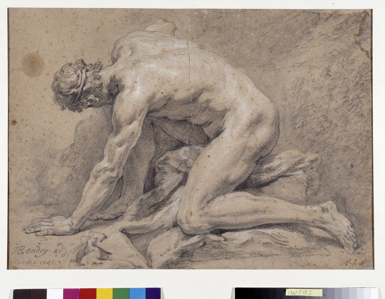 Man studerar av Jean Baptiste Oudry