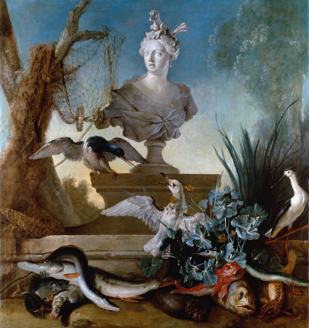 De fyra kontinenterna: Asien, 1722 (se även 115958) av Jean Baptiste Oudry