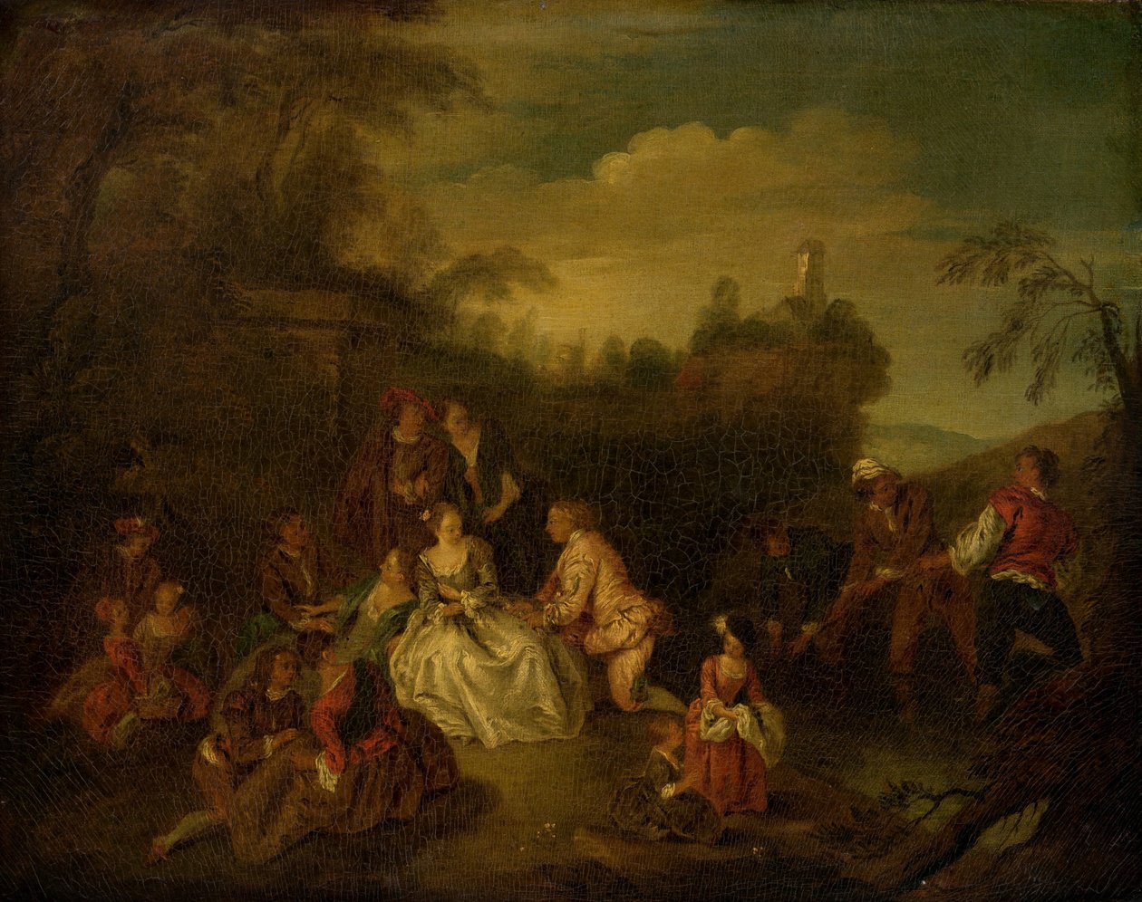 Fiskarnas gåva, 1700- eller 1800-talet. av Jean Baptiste Pater