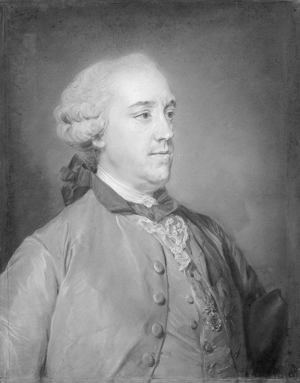 Le Marquis de Puente-Fort, 1761-62 av Jean Baptiste Perronneau