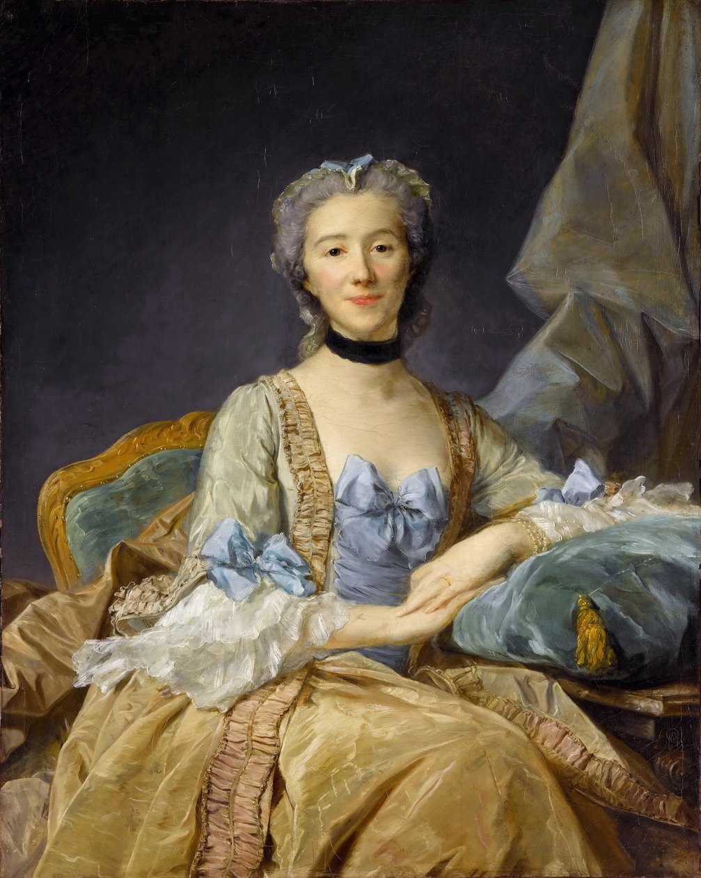 Madame de Sorquainville av Jean Baptiste Perronneau