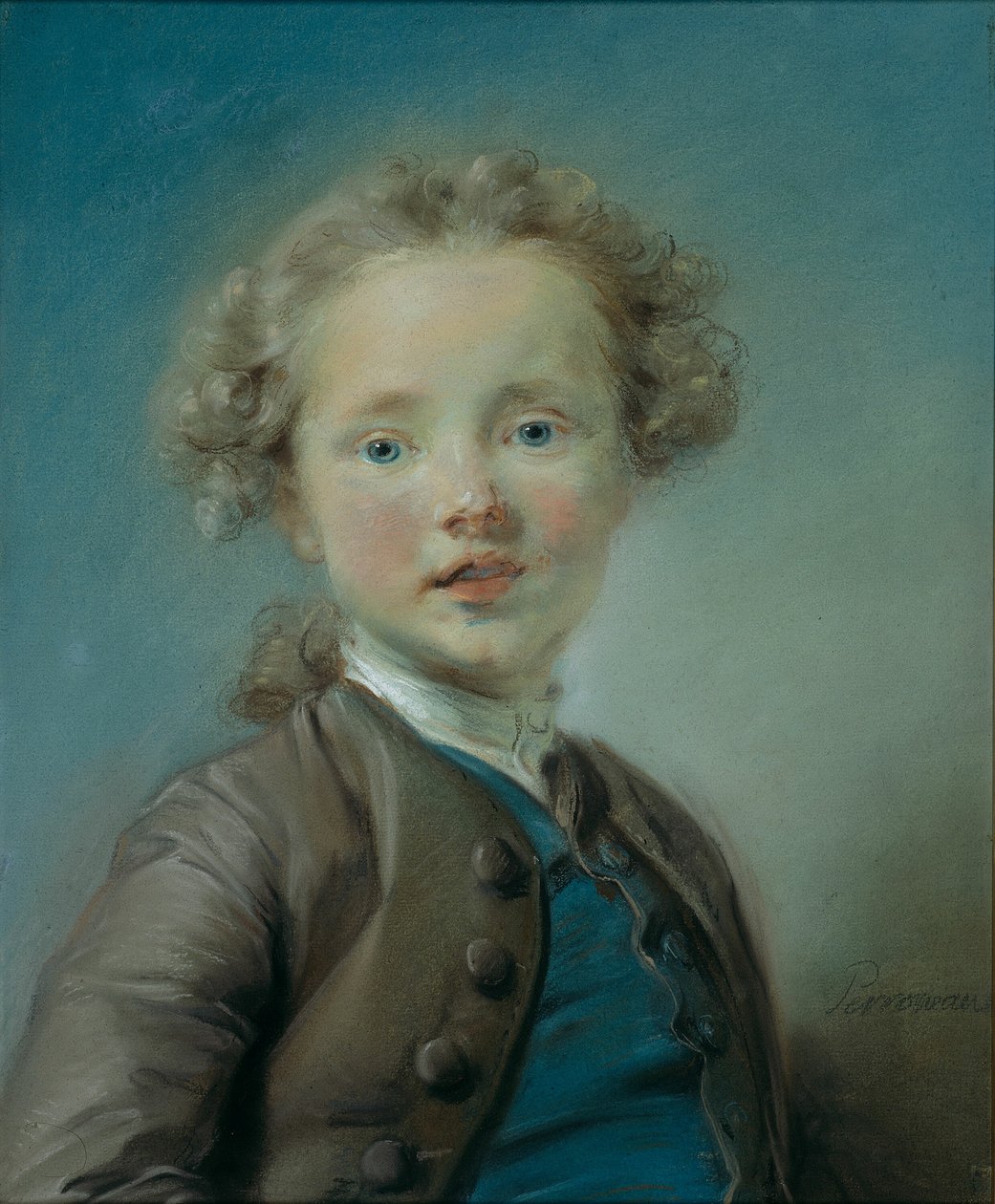 Porträtt av Jean-Baptiste Antoine Le Moyne av Jean Baptiste Perronneau